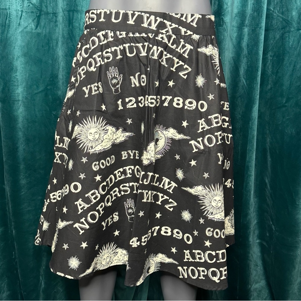 Glow in the Dark Ouija Skirt - Goth/Alternative Style